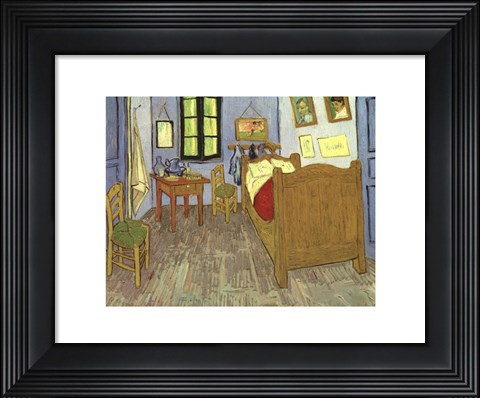 Framed Bedroom at Arles Print