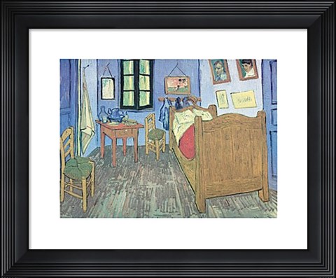 Framed Bedroom at Arles Print