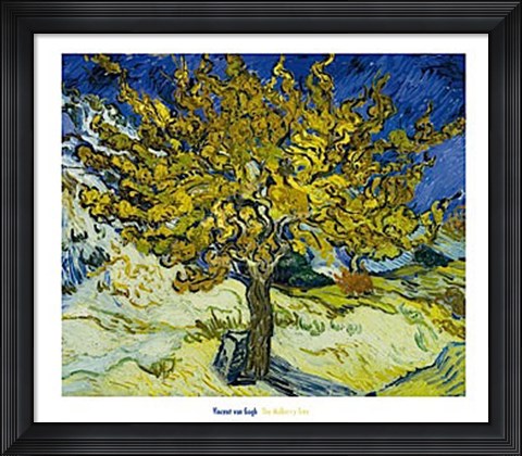 Framed Mulberry Tree, 1889 Print
