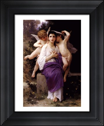 Framed L&#39;Eveil Du Coeur Print