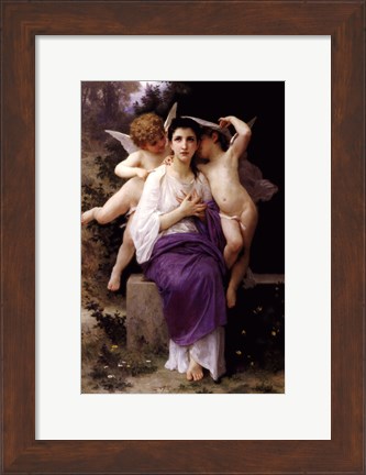 Framed L&#39;Eveil Du Coeur Print