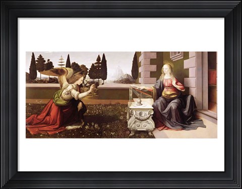 Framed Annunciation, 1472-75 Print