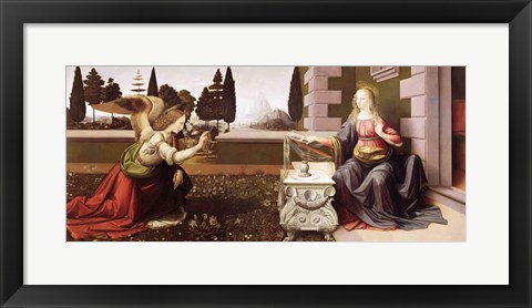 Framed Annunciation, 1472-75 Print