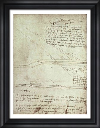 Framed Design for a Bridge Print