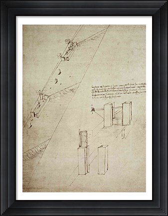 Framed Design for a Lock Print