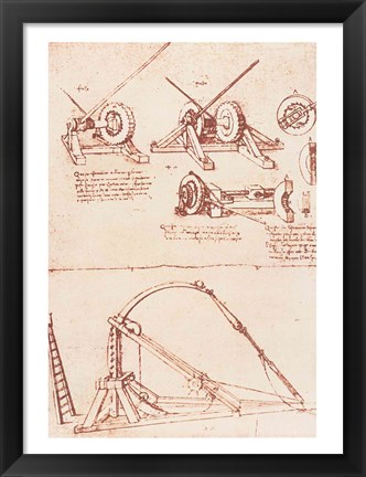 Framed Designs for a Catapult Print