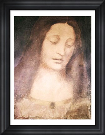 Framed Head of Christ Print