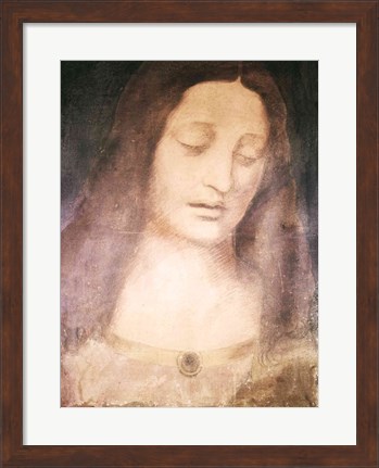 Framed Head of Christ Print