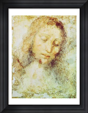 Framed Head of Christ Print