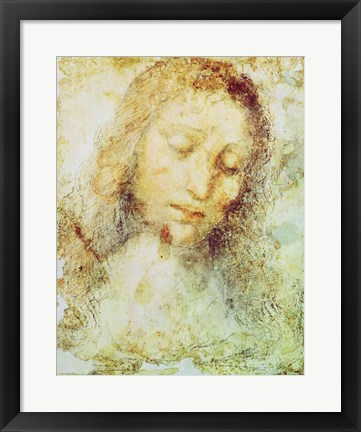 Framed Head of Christ Print