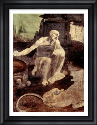 Framed St. Jerome, c.1480-82 Print