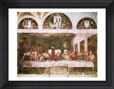 Framed Last Supper, Print