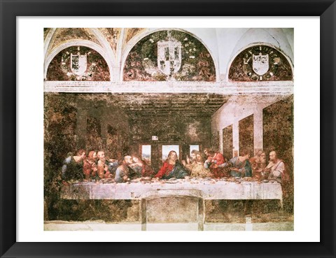 Framed Last Supper, Print