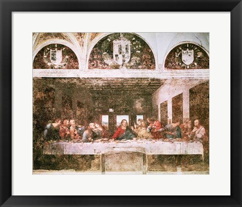 Framed Last Supper, Print