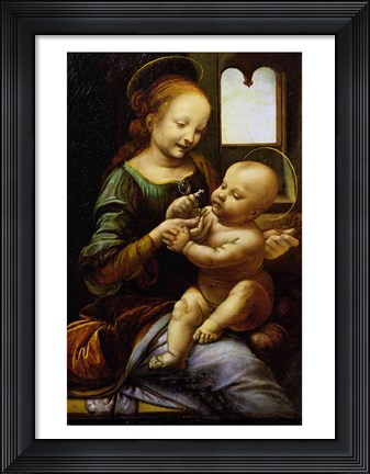 Framed Madonna Benois, c.1478 Print