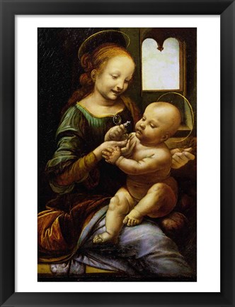 Framed Madonna Benois, c.1478 Print