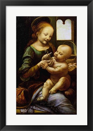 Framed Madonna Benois, c.1478 Print