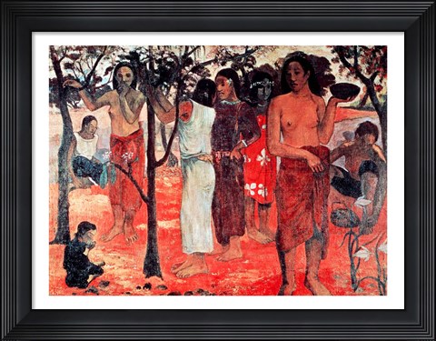 Framed Nave Nave Mahana Print