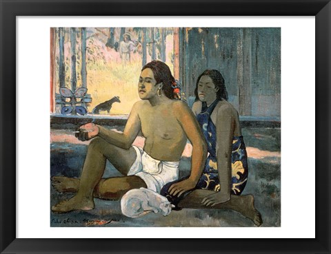 Framed Eiaha Ohipa , 1896 Print