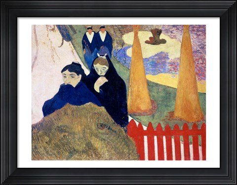 Framed Old Women of Arles, 1888 Print