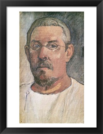 Framed Self portrait, 1902 Print