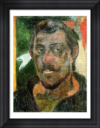 Framed Self Portrait, 1890 Print