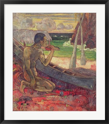 Framed Poor Fisherman, 1896 Print