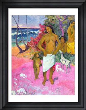 Framed Walk by the Sea, 1902 Print