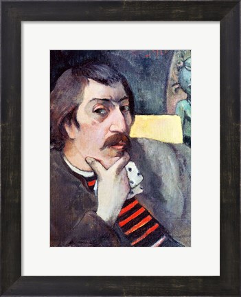 Framed Portrait of the Artist with the Idol, c.1893 Print
