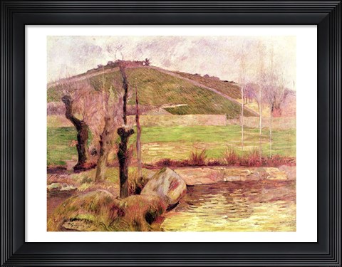 Framed Landscape near Pont-Aven, 1888 Print