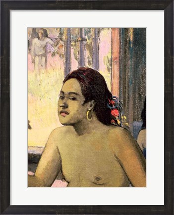 Framed Eiaha Ohipa, detail - nude Print