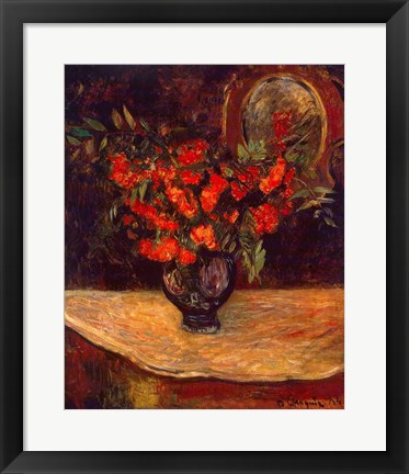 Framed Bouquet, 1884 Print