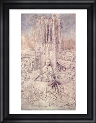 Framed St. Barbara, 1437 Print