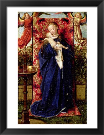 Framed Madonna at the Fountain, 1439 Print