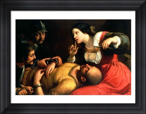 Framed Samson and Delilah Print