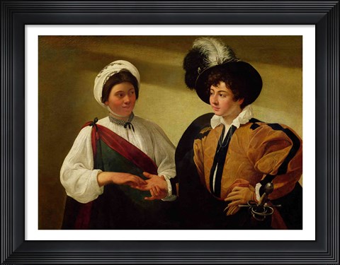 Framed Fortune Teller, c.1596-97 Print