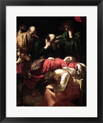 Framed Death of the Virgin, 1605-06 Print