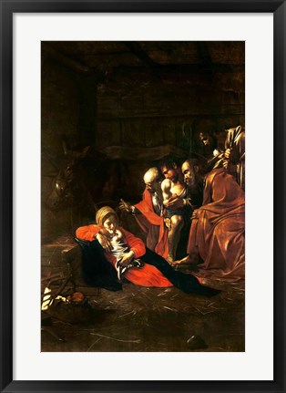 Framed Adoration of the Shepherds Print