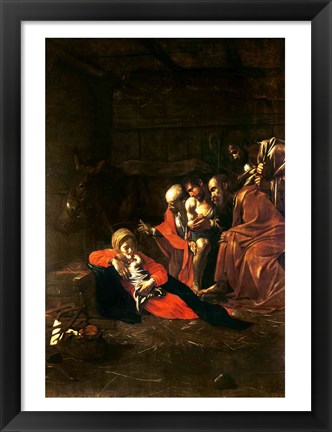 Framed Adoration of the Shepherds Print