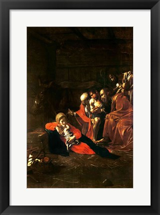 Framed Adoration of the Shepherds Print