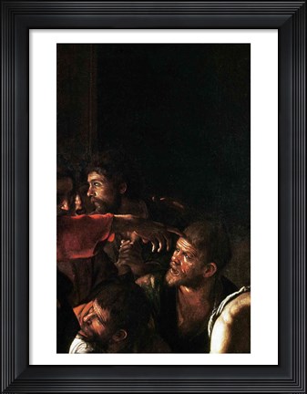 Framed Resurrection of Lazarus, Center Detail Print