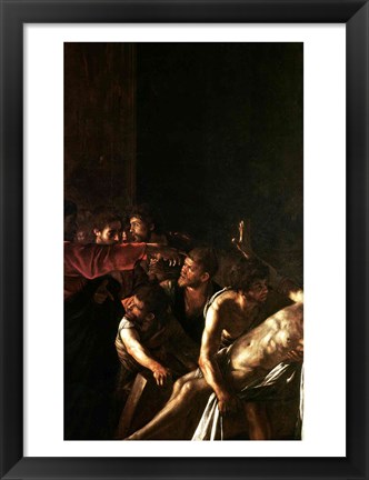 Framed Resurrection of Lazarus, Right Detail Print