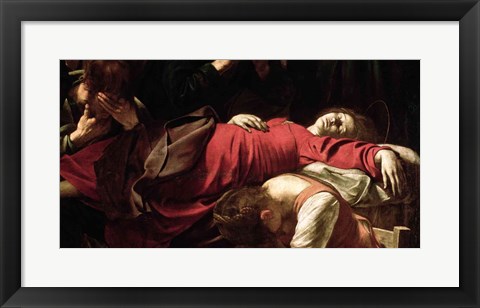 Framed Death of the Virgin, 1605-06 Print