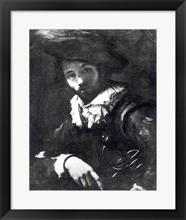 Framed Self-portrait Print