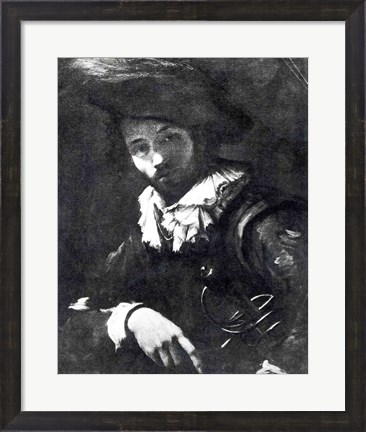 Framed Self-portrait Print