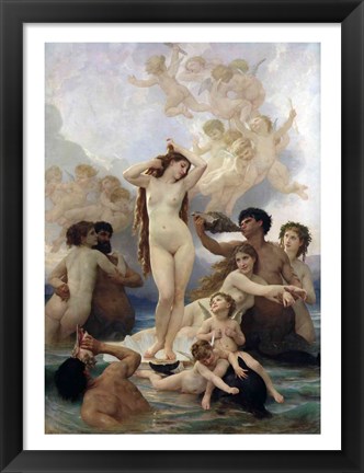 Framed Birth of Venus, 1879 Print