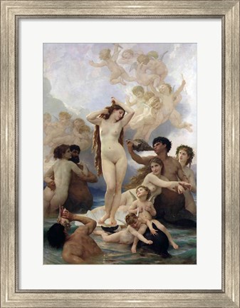 Framed Birth of Venus, 1879 Print