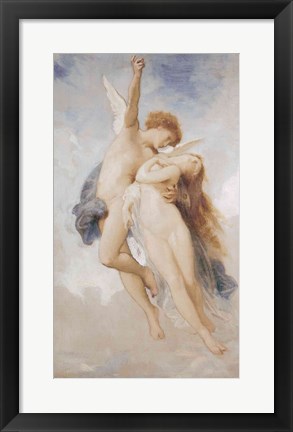 Framed Cupid and Psyche, 1889 Print