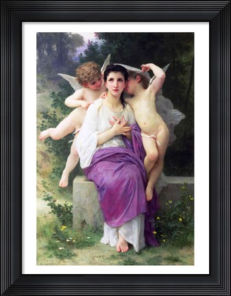 Framed Heart&#39;s Awakening, 1892 Print