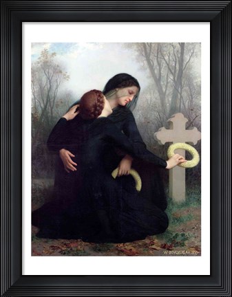 Framed Le Jour des Morts Print